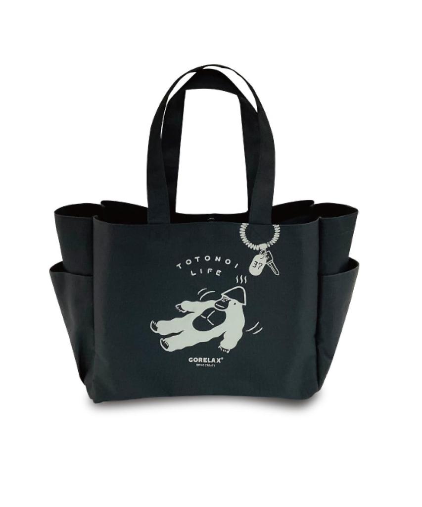 Pine Create Relaxing Tote W36 D15 H30 23P44928 Bag, Black. Size Approx. Cm.