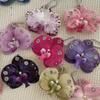 Creative Simulation Flower Orchid Lily Keychain Backpack Decoration Colorful Simulation Flower Keyring Gifts Flower Bag Pendant