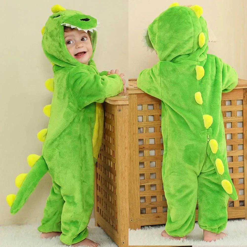 Kigurumi Cat Onesie Kids Unicorn Pajamas for Children Animal Cartoon Blanket Sleepers Baby Costume Winter Boy Girl Jumspuit