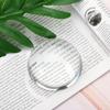 Crystal 60mm/80mm Crystal Dome Magnifier Transparent Hemispheres Crystal Counter Decoration Map