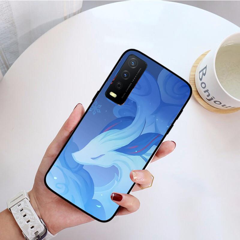 Genshin Impact Namecard Phone Case for VIVO Y31 Y21 Y70 Y21S Y20 Y72 1907 Y12 Y11S Y53S Y33S Y55 Y76 Y51 Y15S Y01