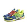 Li Ning Falcon 4 Stoff Rutschfest Abriebfest Low-Top Badmintonschuhe Herrenschuhe Fluoreszierend-Gelb Grün AYAR001-1