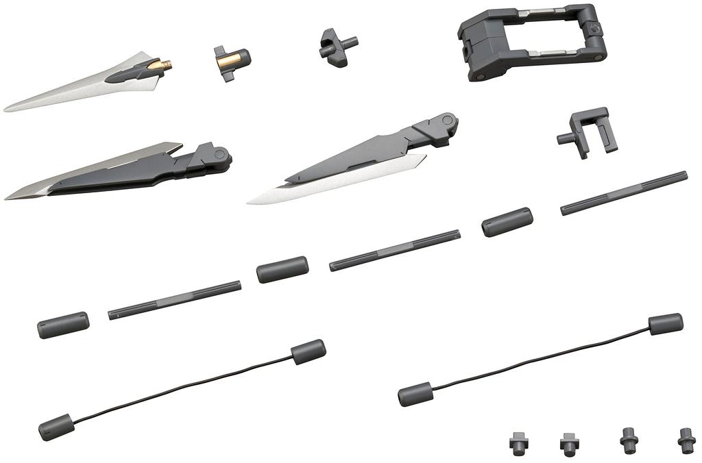 KOTOBUKIYA Modeling Support Goods Weapon Unit 11 Trident Spear Total Length 215mm Plastic Model M.S.G Approx. Non-Scale