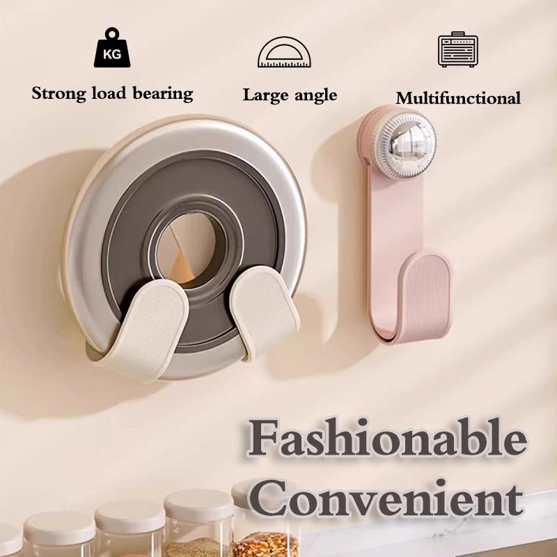 Multipurpose Pot Lid Holder Wall Mounted Adjustable Pot Lid Rack for Kitchen Suction Cup Bathroom Towel Storage Hook