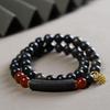 Chen Gui Bao Agarwood Buddhist Bead Bracelet - Single/Double Wrap Design for Men and Women