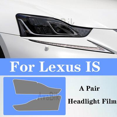 PPF For Lexus IS 2016- IS 200t 300h 250 F TPU Car Headlight Protective Film Black TPU Car Headlight Accessories Anti-Scratch