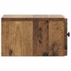 Wall Mounted Nightstand Reclaimed Wood Look 33 x 34.5 x 20 cm