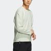 adidas Moletom Premium de Gola Redonda Manga Longa Pulôver Tops Masculinos Verde HM2943