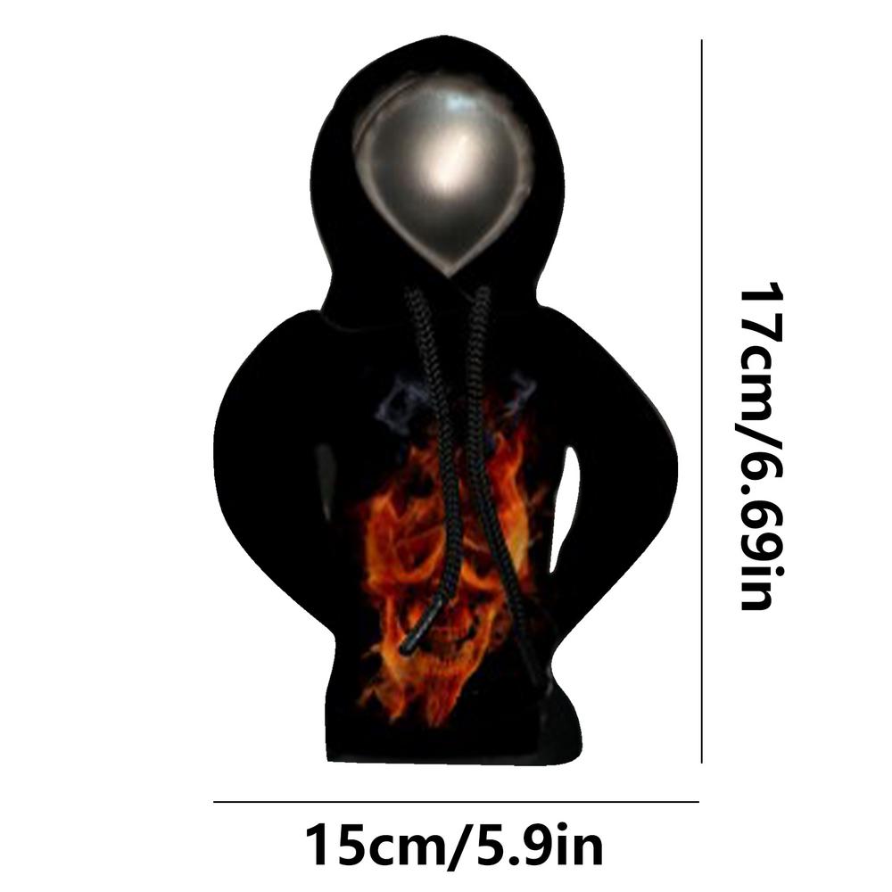 Gearshift Hoodie Creative Funny Skull-Themed Cover Shift Knob Hoodie For Fun Lifestyle Personal Hobby Daily Fashion Home Driving