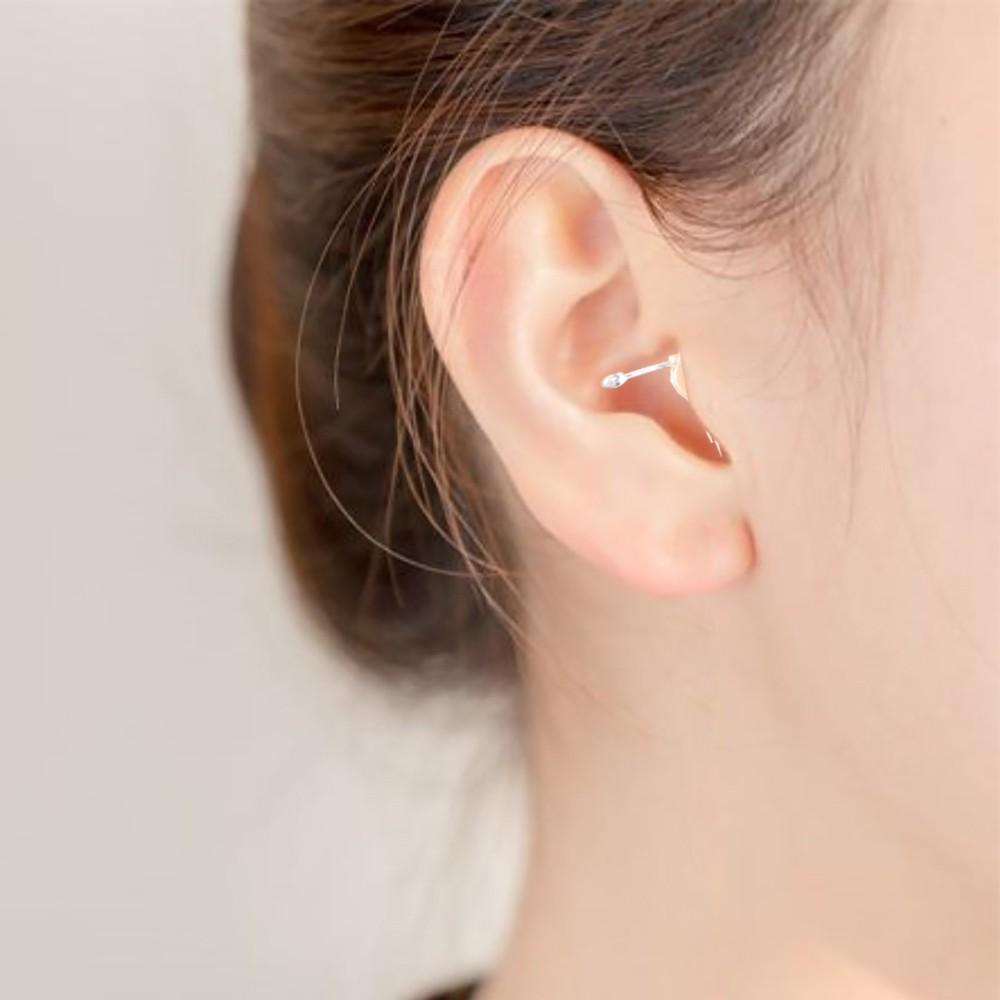 

Mini Size Inner Ear Volume Adjustable Invisible Hearing Aid Hearing Aids Ear Sound Amplifier for Hearing Loss People Red/Right