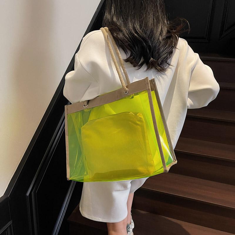 Tote Bag Women's Transparent Handbag Shoulder Bag