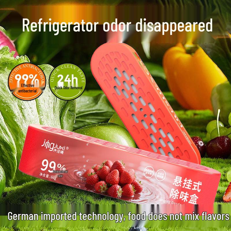 Hanging Refrigerator Deodorizer: Activated Carbon Odor Eliminator and Freshness Preserver