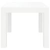VidaXL Table de jardin blanc 59x47x40 cm PP 364728