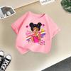 Children T-shirt Kids 100% Cotton Clothes Tops 2-13Y Loose-fit Casual Crew Neck Short-sleeve T-shirt