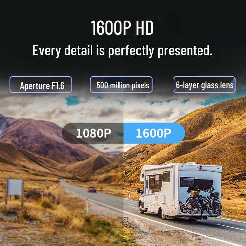 Hikvision 1600P Slimme Dashcam met GPS