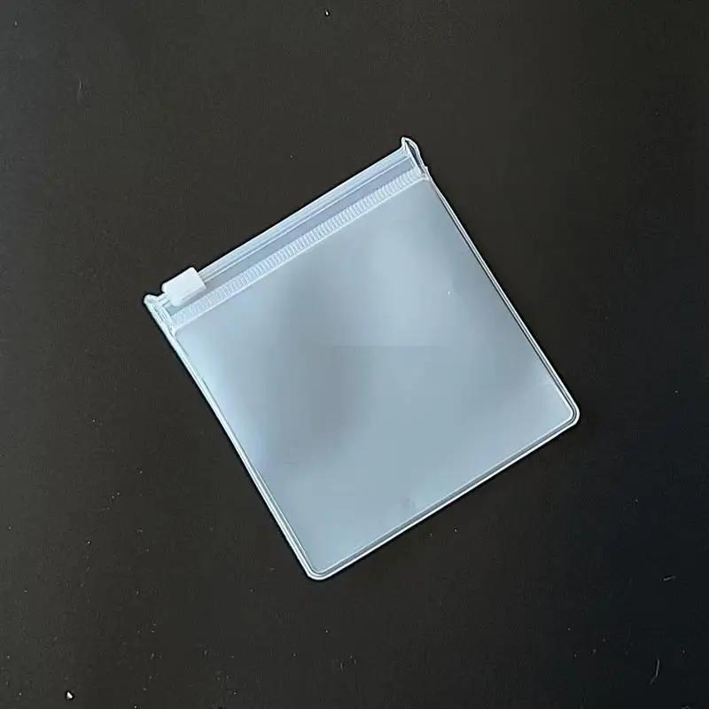 

5 Pcs Waterproof Anti-Oxidation Powder Puff Dust Bag Zipper Pouches Jewelry Storage Bag Transparent Protective Case
