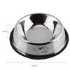 Stainless Steel Pet Dog Cat Puppy Travel Feeding Feeder Food Water Dish Holder (15cm)