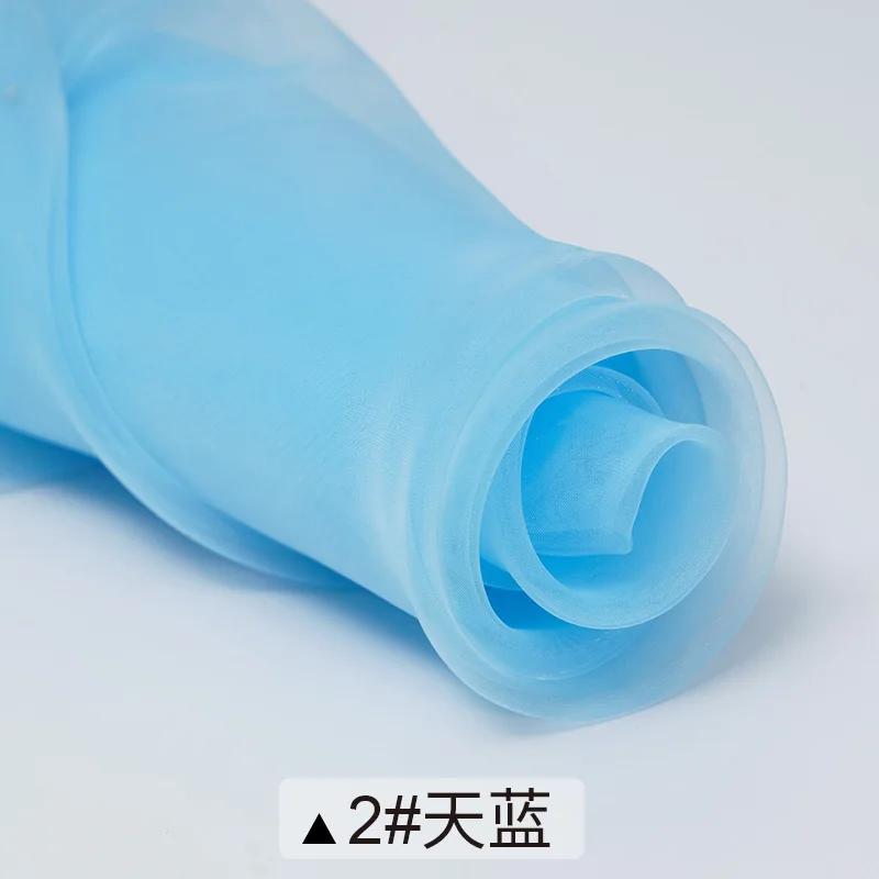 1m/2m/5m Soft Organza Mesh Fabric Making Wedding Dresses Curtain Scene Decoration Handmake DIY Sewing Fabrics TJ0031
