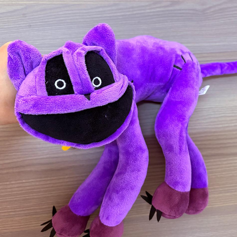 סט בובות פרווה Poppy Playtimes דמויות חמודות צבעוניות חיוכים גדולים צעצועי פרווה ממולאים לילדים משחק קישוט חדר שינה בית
