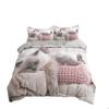 3D Katze Bettwäscheset Luxus Tier Bettbezug mit Kissenbezug Queen King Einzel Doppelgröße für Mädchen Junge Polyester Steppdecke