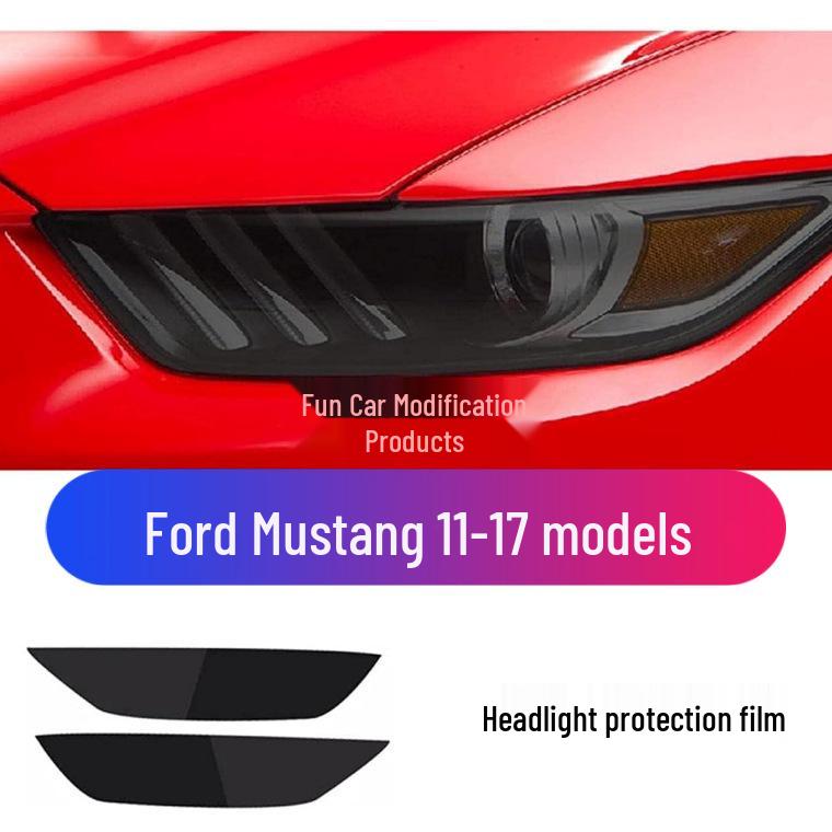 15-24 Ford Raptor F150 Headlight Protection Film - Transparent Black TPU