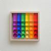 30 Pieces Acrylic Building Blocks Translucent Transparent Block Set Glossy