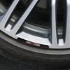 4ks Hliníkové Ráfky Kol Auta Závodní Samolepky Odznaky Auto Dekorace Pro Lancer EX Outlander ASX Pajero Competition