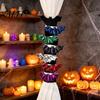 Bat Shape Window Drapes Holders Halloween Curtain Tieback, Glossy Holder, Gothic Haunted House Theme Party Supplies Drapery Holdback for Home