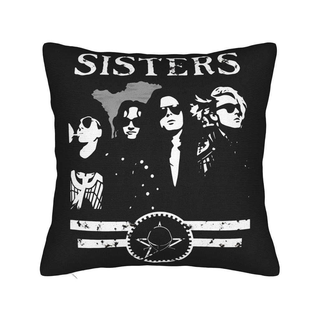 Band Sisters of Mercys Pillow Case Comfy Pillow Cover For Living Room Sofa Kawaii Cushion Cover
