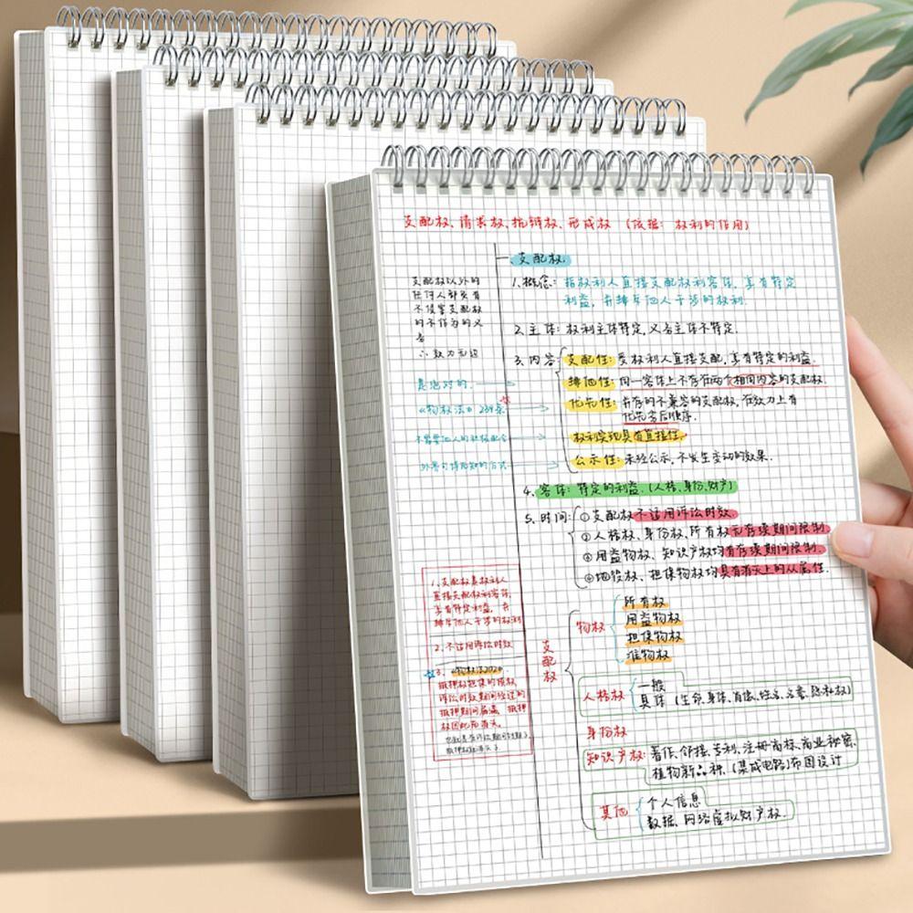 80Sheets Coil Notebook A5/B5/A4 Notepad Multifunctional Sketchbook  Students Gift