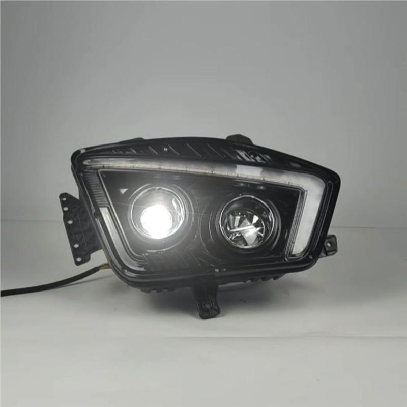 Compatible EST Headlight Assembly for Ouman H5 Galaxy: All-LED Super Bright Dual Lens