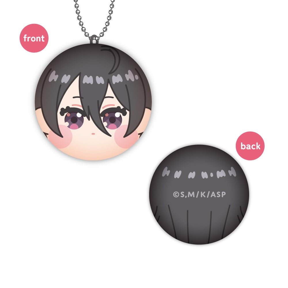 Xebec - My Neighbor Arya, Who Sometimes Whispers in Russian, Name Pittanko Marukore! 1 Box, Approx. W55mm, Made of Polyester and Metal