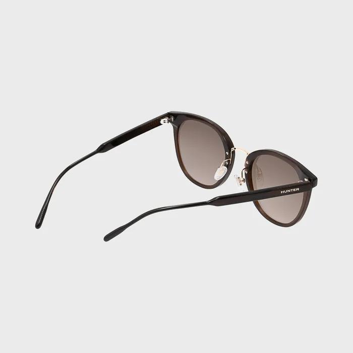 [WOMAN] Flat Bar Round Sunglasses - Brown HTB16