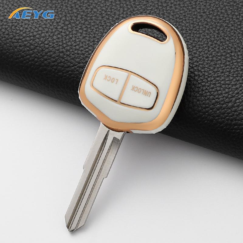 Soft Tpu Car Key Case Cover Shell For Mitsubishi Asx Mirage Montero Shogun L200 Colt Outlander Pajero Lancer Ex Auto Accessories
