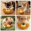 Weiches Plüschhund-Futterspielzeug Brot-förmiges Plüsch-Quietschspielzeug Leckerli-Versteckspielzeug Langeweile-Vertreiber