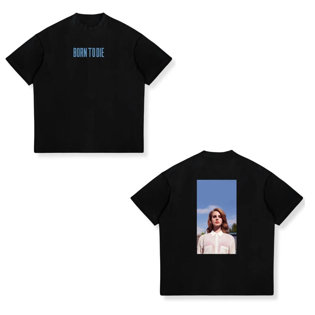 Singer Lana Del Rey Graphic T Shirt Unisex Women Fashion Hip Hop 90s Vintage TShirts Oversized Cotton Casual Tshirt Y2k Streetwear