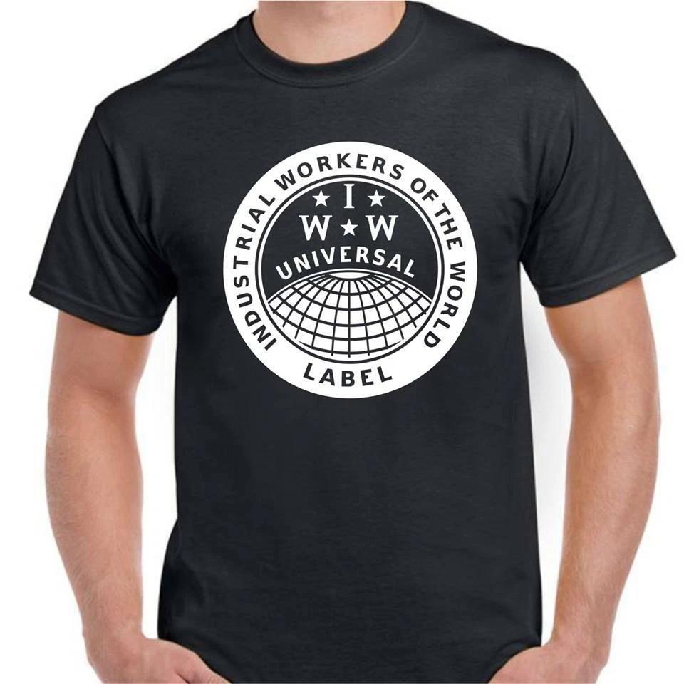 

IWW Industrial workers of the world Union t shirt UNIVERSAL LABEL 4XL