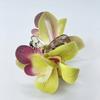 Hairpin Soft Fabric Flower Hairpin Realistic Orchid Design Lightweight Decorative Hair Clip