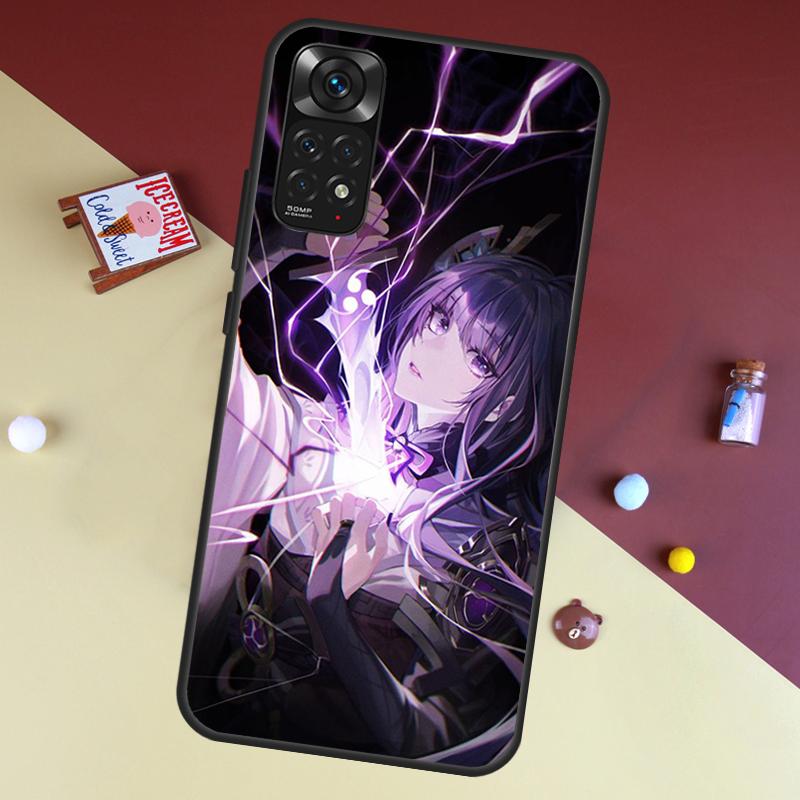

Raiden Shogun Genshin Impact Case For Redmi Note 11 10 12 9 8 Pro Note 8T 9S 10S 11S Cover For Redmi 10C 9C 9A 9T 9 10 Redmi Note 10S