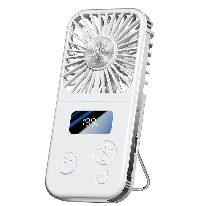Portable Mini Handheld/Neck-Hanging Fan with Rechargeable USB, High-Speed, Cold Compress, Semiconductor Cooling