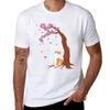 Cherry Blossoms Shiba Inu Tshirt Sports Casual Breathable Tee Shirt Tshirt