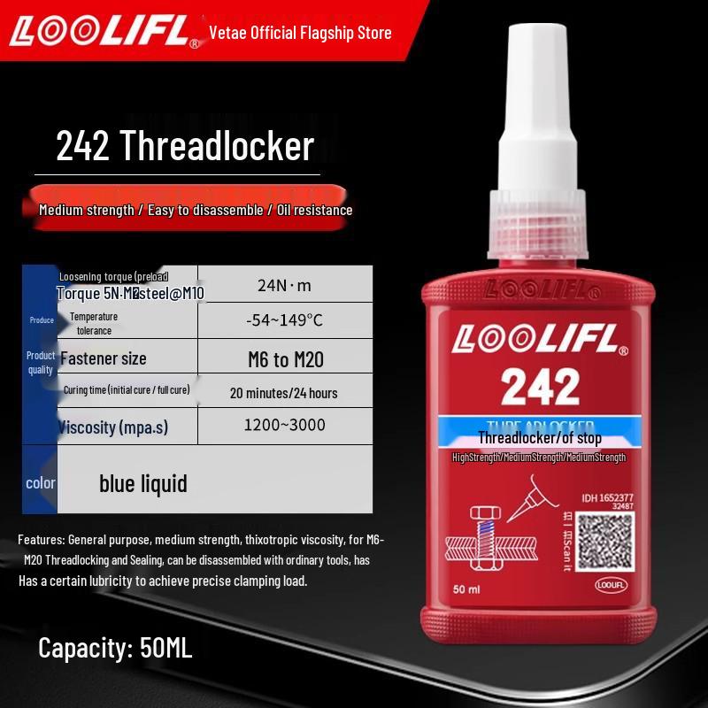 243 High Temp Anaerobic Threadlocker Screw Glue