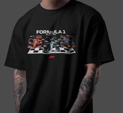 Φανέλες Fan Art Formula 1 F1 Racing Γραφικό Unisex Μπλουζάκι Δώρο Motorsport