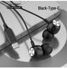 New Type-C Metal In-Ear Earphones with Microphone and Wired Control - Heavy Bass Quality.