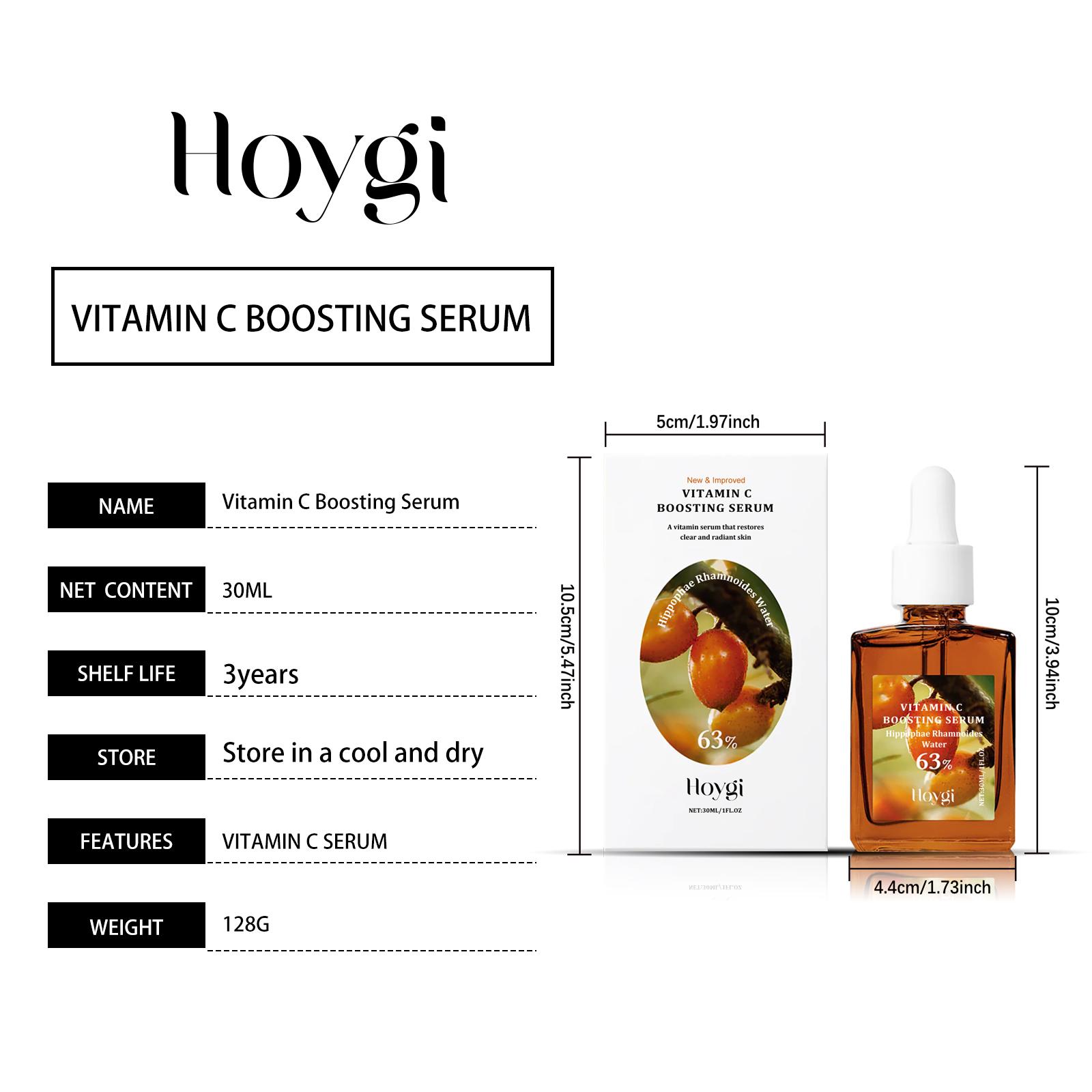 

Hoygi 30ml Vitamin C moisturizing essence, brightens skin tone, reduces spots, moisturizes 30ml