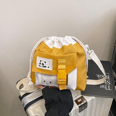 Spring Cute Small Bag Messenger Bag New Japanese Girl Harajuku Student Canvas Bag Shoulder Bag Bucket Bag