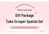 Stainless Steel Cake & Cheese Knife Set with Ceramic Handle - Includes Spatula, Pizza, and Pastry Knives in Gift Box