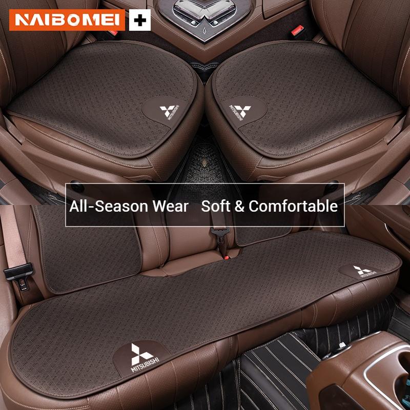 Car Seat Cushion Ice Silk Breathable Car Seat Cover For Mitsubishi Outlander Triton Colt Lancer EX Evolution X Pajero L200 ASX SR1