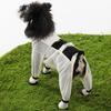 Soft Dog Trousers Foot Cover Reflective Strip Belly-Covering Pet Outfit  Walking