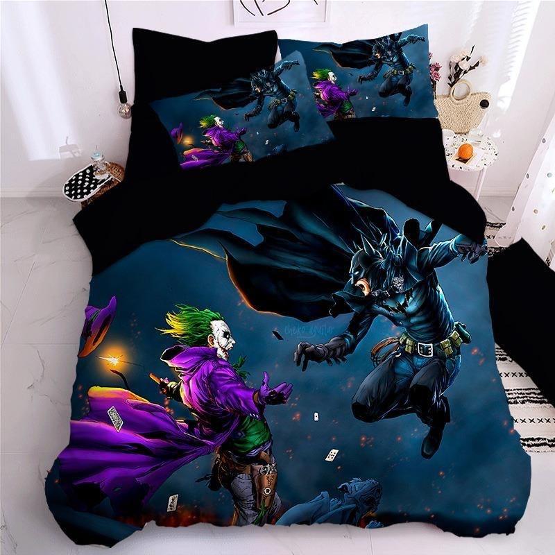

Joker Romeo Duvet Cover Pillowcase Bedding Set Joker Origin Adult Boy Girl Bedroom Decoration Children Single Double Large Size EU single(135x200cm)